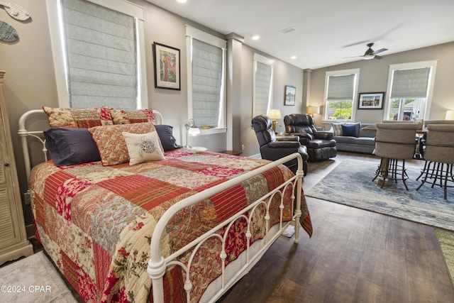 290 Rudys Blaze, Wewahitchka, FL 32465 - bedroom featuring wood finished floors and recessed lighting