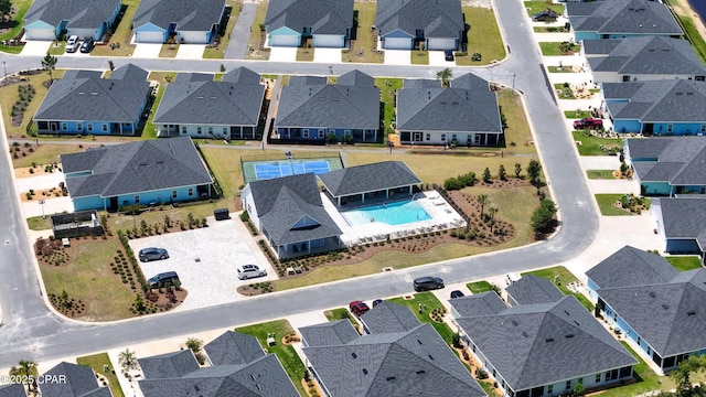 113 Mosaic Dr, Port St Joe, FL 32456 - aerial view of residential area featuring a pool area