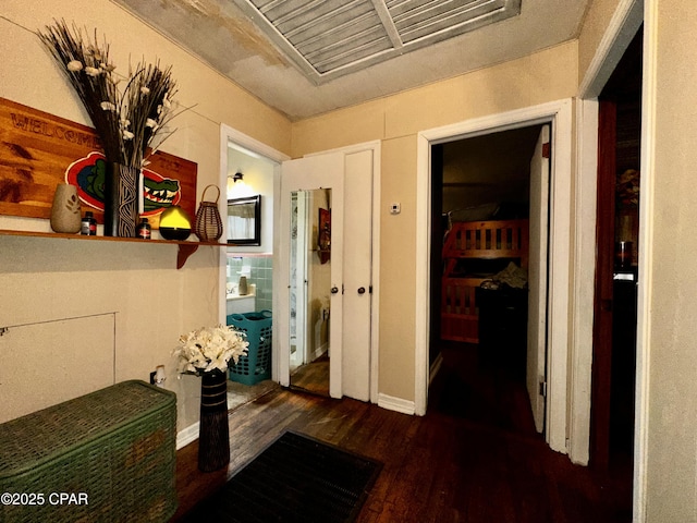2958 Russ St, Marianna, FL 32446 - hall with wood finished floors