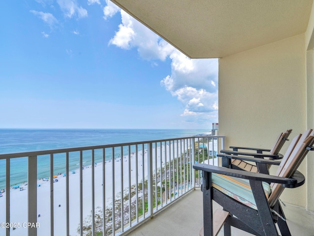 9450 S Thomas Dr Unit 1211, Panama City, FL 32408 - balcony with view of water and beach