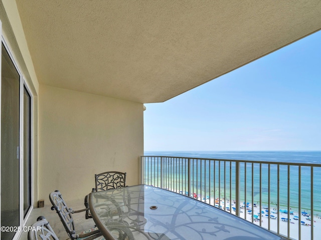 9450 S Thomas Dr Unit 1211, Panama City, FL 32408 - balcony with view of water and beach
