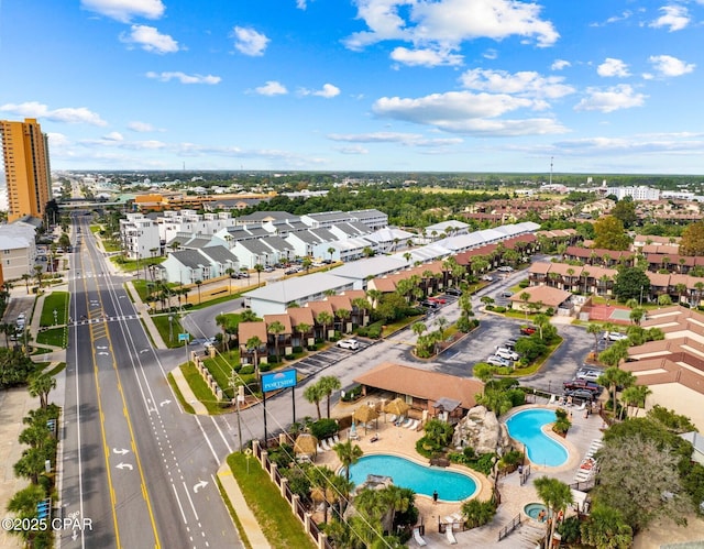 17620 Front Beach Rd Unit P2, Panama City Beach, FL 32413 - bird's eye view of a pool area