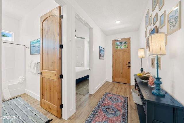 309 Tanaga St, Panama City Beach, FL 32413 - entrance foyer featuring light wood finished floors and baseboards