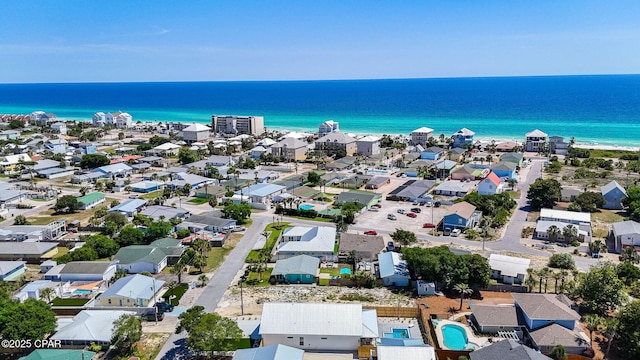 309 Tanaga St, Panama City Beach, FL 32413 - aerial view of residential area featuring a large body of water