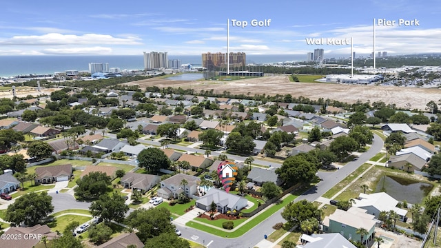 101 Loblolly Ct, Panama City Beach, FL 32413 - view of urban area with a nearby body of water and nearby suburban area