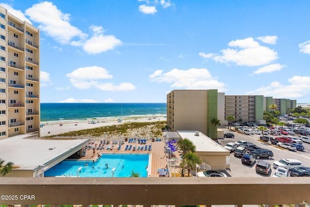 23223 Front Beach Rd Unit 335, Panama City Beach, FL 32413 - view of pool with view of water and beach