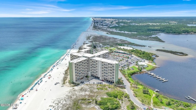 23223 Front Beach Rd Unit 335, Panama City Beach, FL 32413 - aerial view of waterfront with a beach