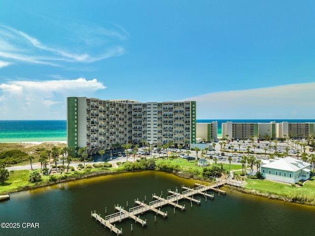 23223 Front Beach Rd Unit 335, Panama City Beach, FL 32413 - bird's eye view of a large body of water and apartment complex