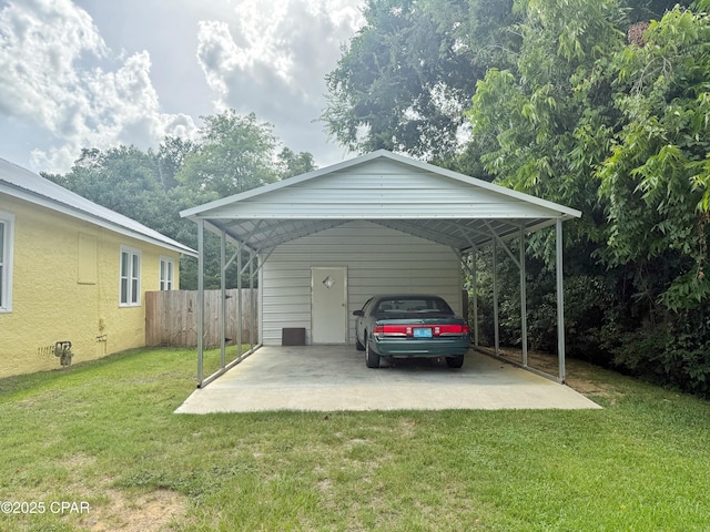 2969 Russ St, Marianna, FL 32446 - view of vehicle parking featuring a carport and a garage