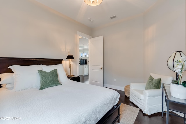 118 Ravine Rd, Inlet Beach, FL 32461 - bedroom featuring dark wood-style floors and baseboards