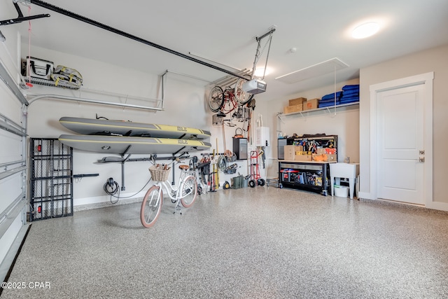 118 Ravine Rd, Inlet Beach, FL 32461 - garage featuring a garage door opener