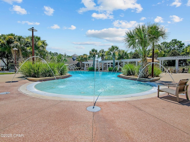 118 Ravine Rd, Inlet Beach, FL 32461 - community pool featuring a pergola and a patio