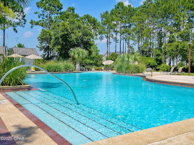 118 Ravine Rd, Inlet Beach, FL 32461 - community pool featuring a patio area