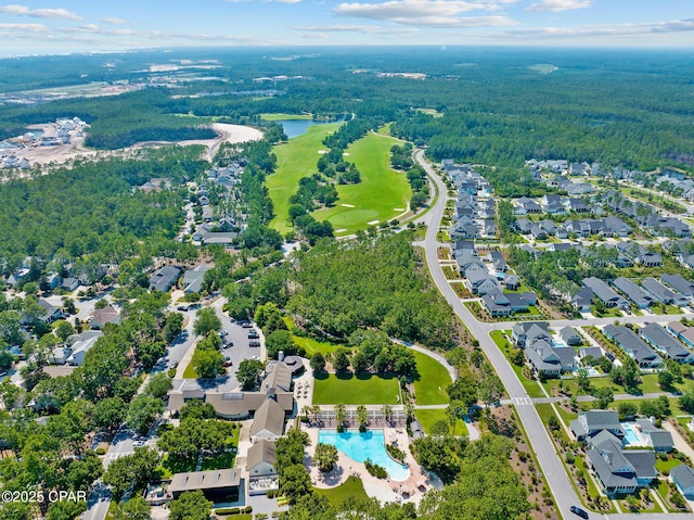 118 Ravine Rd, Inlet Beach, FL 32461 - aerial view of property and surrounding area with a pool and a large body of water