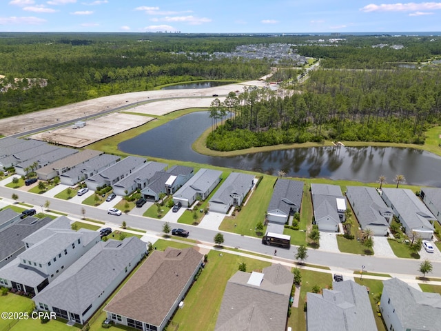 118 Ravine Rd, Inlet Beach, FL 32461 - aerial view of residential area featuring a nearby body of water and a heavily wooded area