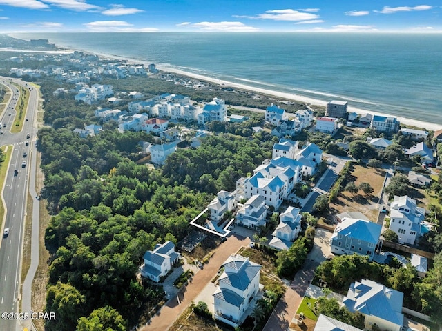 45 Eagles Lndg, Inlet Beach, FL 32461 - aerial overview of property's location featuring unending shoreline