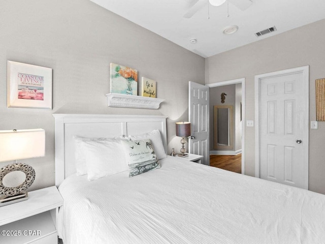 45 Eagles Lndg, Inlet Beach, FL 32461 - bedroom with ceiling fan