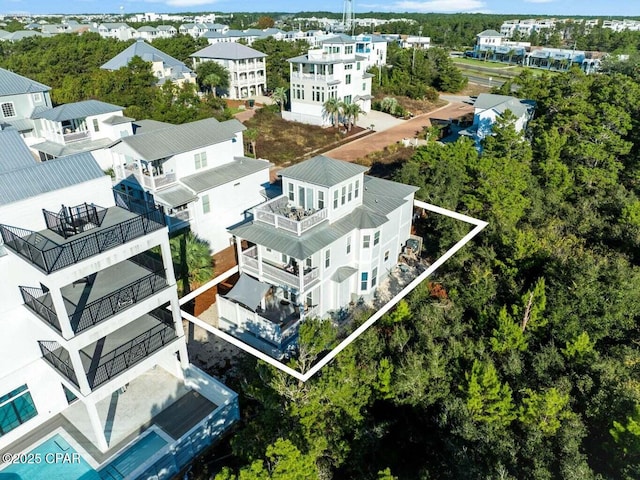 45 Eagles Lndg, Inlet Beach, FL 32461 - view of property location with property boundaries highlighted