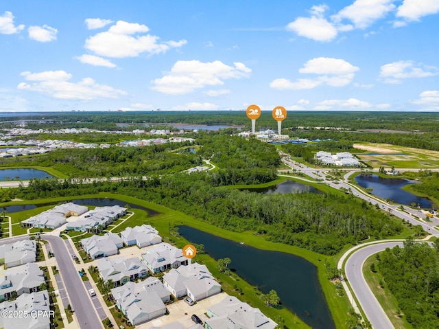 8648 Conch Shell Ct, Panama City Beach, FL 32413 - aerial perspective of suburban area with a large body of water