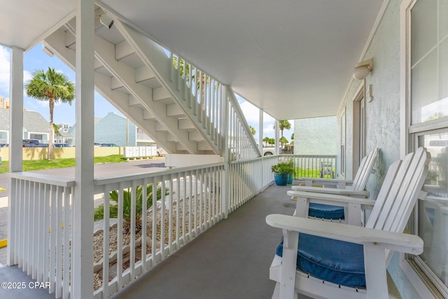 17642 Front Beach Rd Unit B1, Panama City Beach, FL 32413 - view of porch