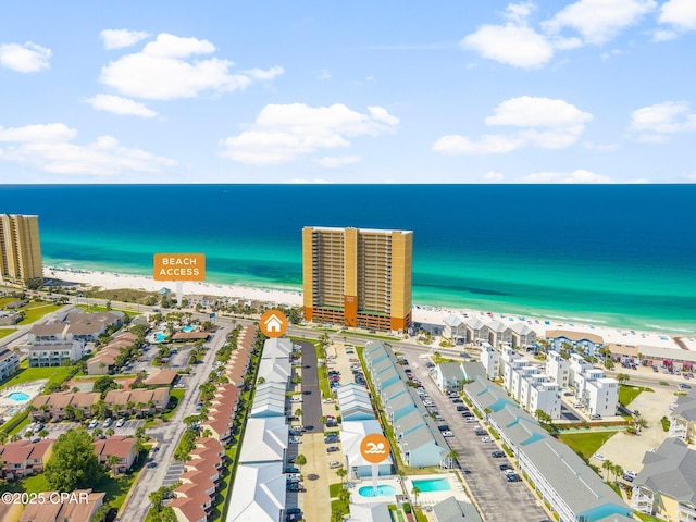 17642 Front Beach Rd Unit B1, Panama City Beach, FL 32413 - bird's eye view of expansive coastline