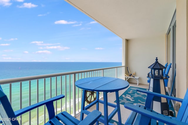 10811 Front Beach Rd Unit 2304, Panama City Beach, FL 32407 - balcony featuring a water view