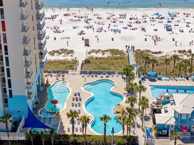 10811 Front Beach Rd Unit 2304, Panama City Beach, FL 32407 - aerial view of extended coastline and a pool area