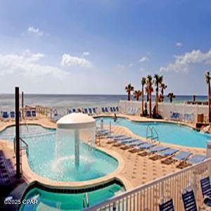 10811 Front Beach Rd Unit 2304, Panama City Beach, FL 32407 - community pool with a water view