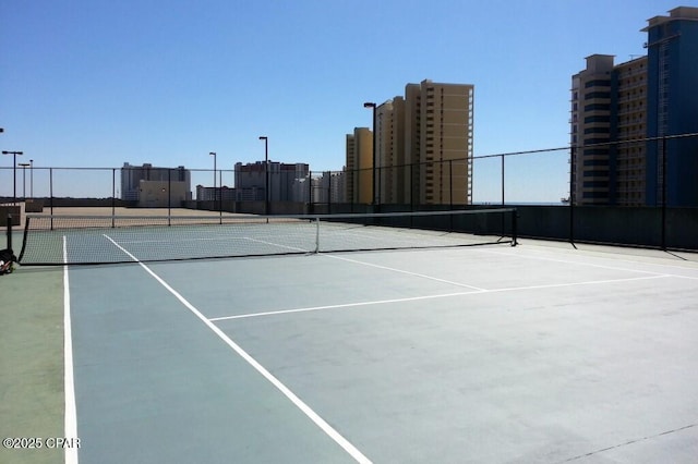 10811 Front Beach Rd Unit 2304, Panama City Beach, FL 32407 - view of tennis court with a view of city
