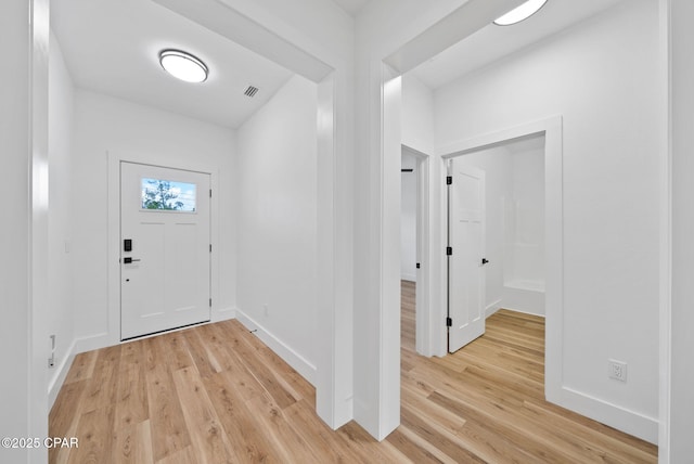 1306 E 26th St, Lynn Haven, FL 32444 - foyer with light wood-type flooring