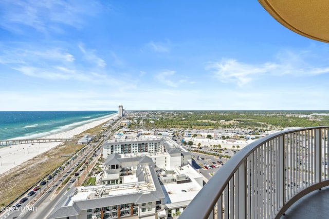 15928 Front Beach Rd Unit 3-2005, Panama City Beach, FL 32413 - balcony with view of water and beach