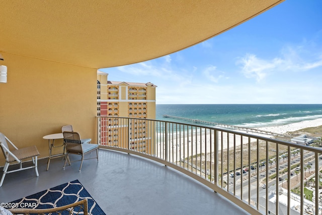 15928 Front Beach Rd Unit 3-2005, Panama City Beach, FL 32413 - balcony with view of water and beach