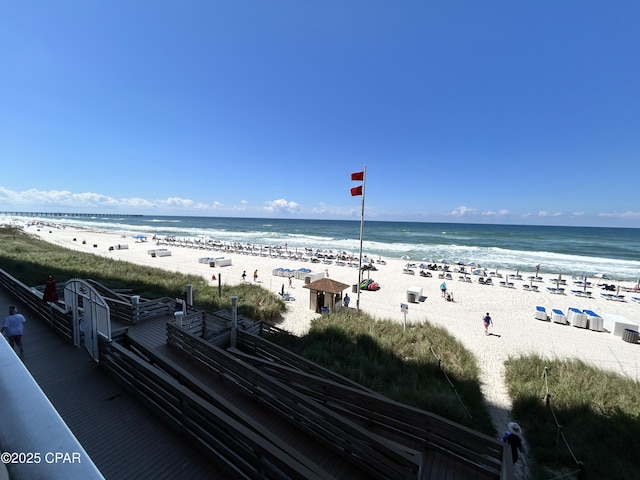 16819 Front Beach Rd Unit 107, Panama City Beach, FL 32413 - water view featuring nearby beach
