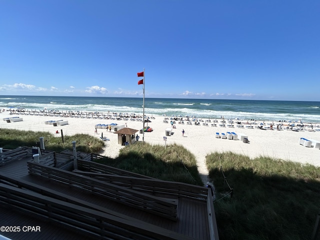 16819 Front Beach Rd Unit 107, Panama City Beach, FL 32413 - water view featuring nearby beach