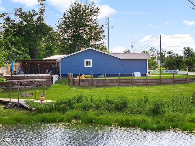 4004 E 7th Cir, Panama City, FL 32404 - view of yard with a water view