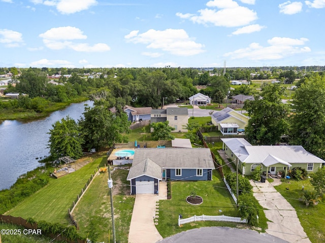 4004 E 7th Cir, Panama City, FL 32404 - aerial perspective of suburban area with a nearby body of water