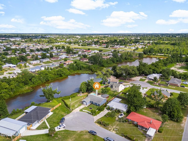 4004 E 7th Cir, Panama City, FL 32404 - aerial perspective of suburban area with a large body of water
