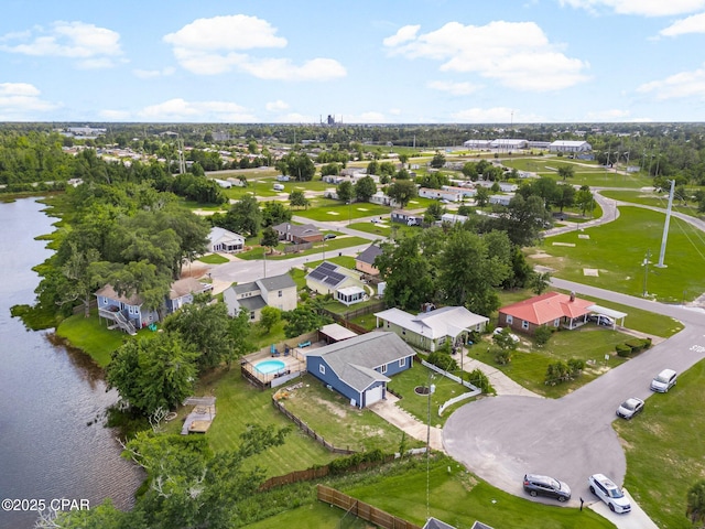4004 E 7th Cir, Panama City, FL 32404 - aerial perspective of suburban area featuring a nearby body of water