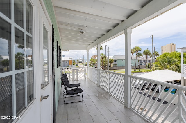 8410 Thomas Dr Unit 1, Panama City Beach, FL 32408 - balcony with a residential view