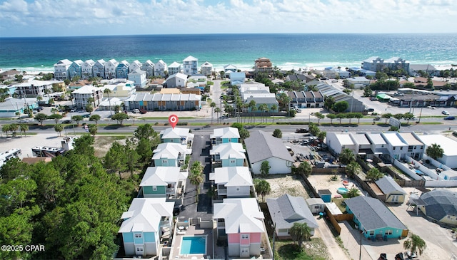 8410 Thomas Dr Unit 1, Panama City Beach, FL 32408 - aerial perspective of suburban area featuring a nearby body of water