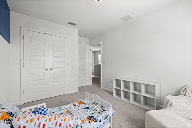406 Raven Ln, Panama City, FL 32404 - carpeted bedroom featuring a closet and baseboards