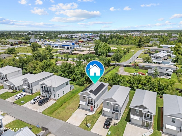 406 Raven Ln, Panama City, FL 32404 - aerial perspective of suburban area