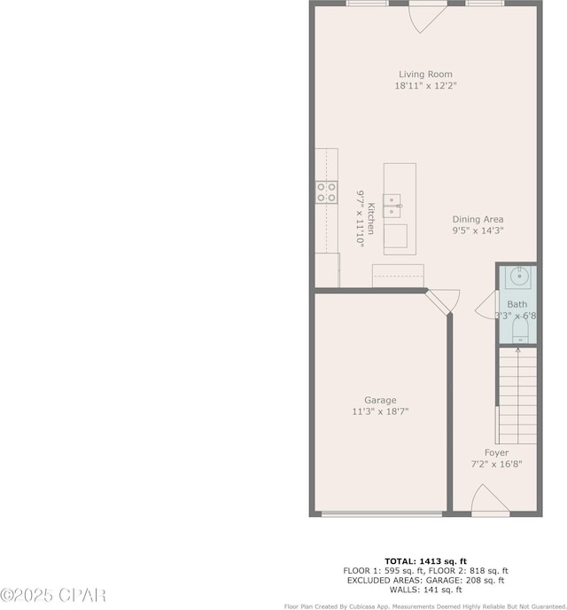 406 Raven Ln, Panama City, FL 32404 - view of room layout