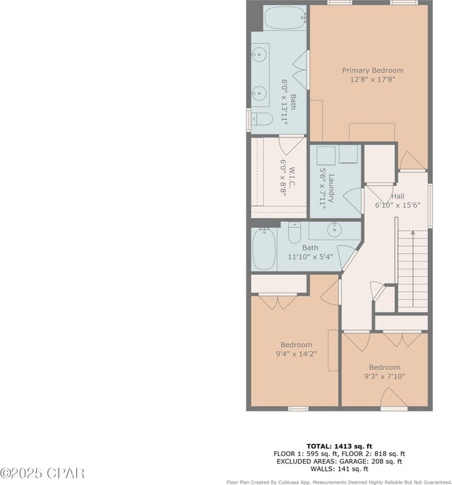406 Raven Ln, Panama City, FL 32404 - view of floor plan / room layout