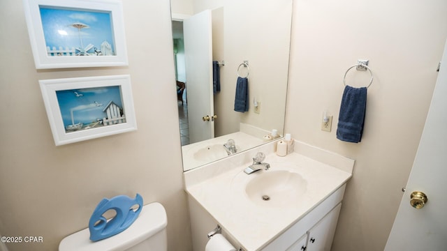 17670 Front Beach Rd Unit I4, Panama City Beach, FL 32413 - bathroom featuring toilet and vanity