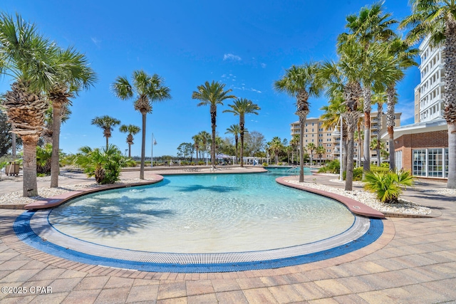 4100 Marriott Dr Unit 402, Panama City Beach, FL 32408 - view of swimming pool