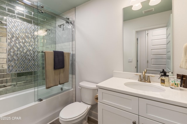 21818 Kelly Pines Pl, Panama City Beach, FL 32413 - bathroom with combined bath / shower with glass door and vanity