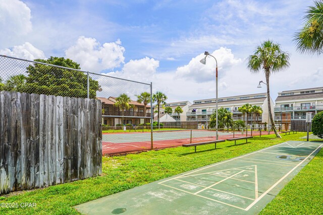 17620 Front Beach Rd Unit 4U, Panama City Beach, FL 32413 - surrounding community with shuffleboard