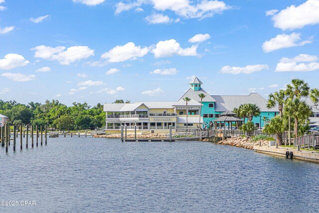 17620 Front Beach Rd Unit 4U, Panama City Beach, FL 32413 - water view with a gazebo