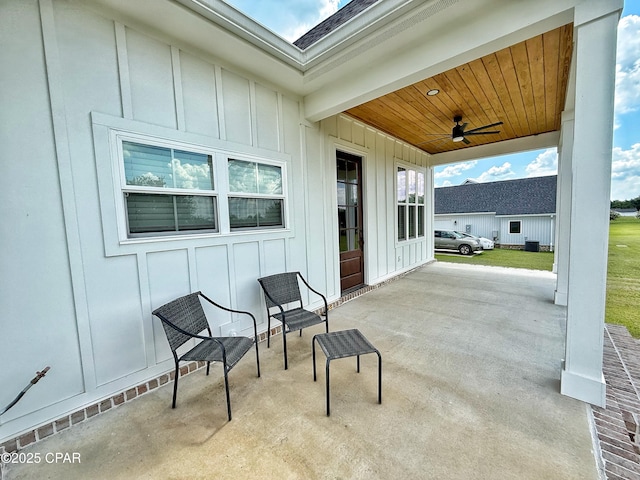 3391 Grey Oak Way, Marianna, FL 32446 - view of patio featuring a ceiling fan